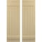 Ekena Millwork Americraft 5-Board, 2 Batten Exterior Real Wood Joined Board-n-Batten Shutters, ARW101BB518X64NTH, PR ARW101BB518X64NTH - alternate 1